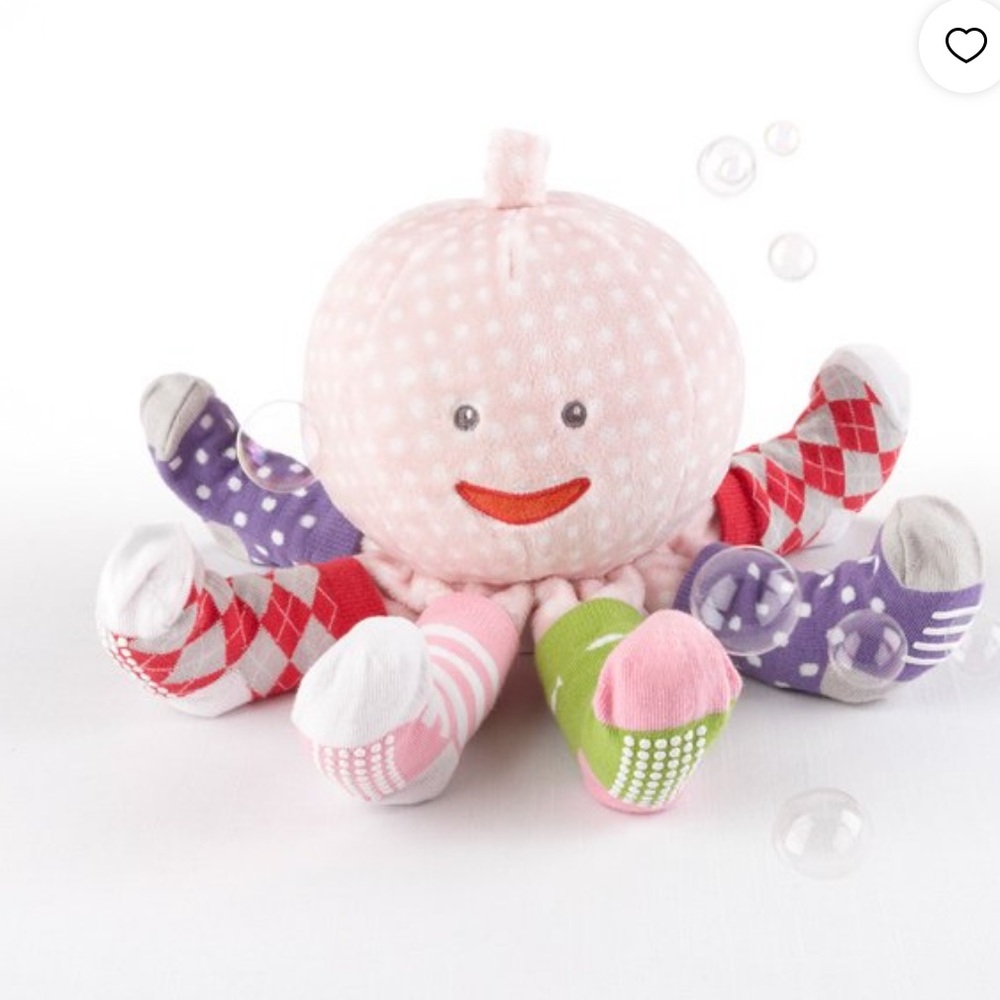 Baby Aspen Mr. Sock T. Pus Plush octopus